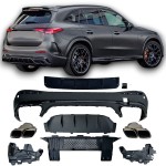 Διαχύτης πίσω προφυλακτήρα GLC63 AMG look για Mercedes-Benz GLC-Class SUV (X254) AMG- Line 2022+ (Απολήξεις χρωμίου) Διαχύτης πίσω προφυλακτήρα GLC63 AMG look για Mercedes-Benz GLC-Class SUV (X254) AMG- Line 2022+ (Απολήξεις χρωμίου)